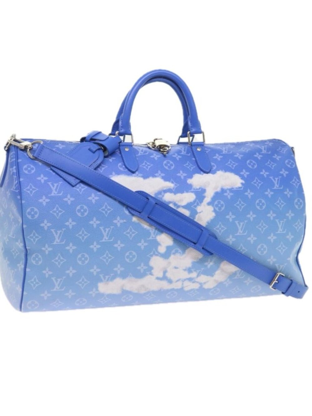 LOUIS VUITTON Monogram Clouds Keepall Bandouliere 50 Bag M45428